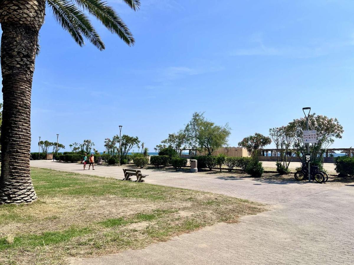 Studio Cabine Avec Terrasse 4 Pers, Acces Direct Plage, Tv, Animaux Admis - Argeles-Sur-Mer - Fr-1-225-798 外观 照片